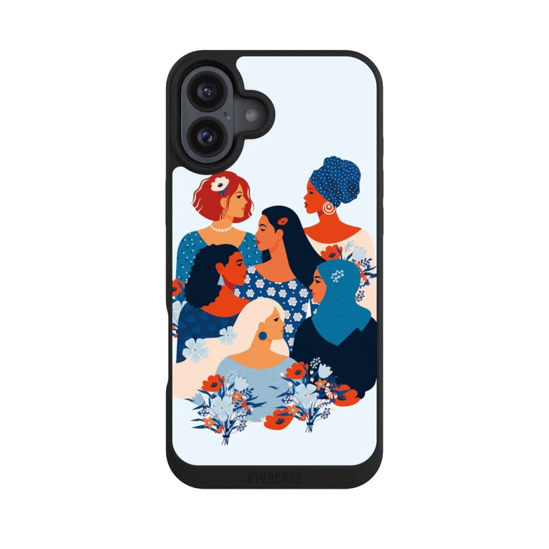 iPhone 16 Plus NIVOpure Femme Diversity Bleu