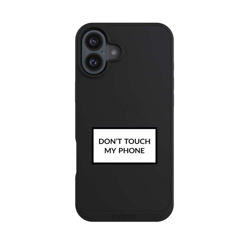 iPhone 16 Plus NIVOpure Do Not Touch My Phone Transparent