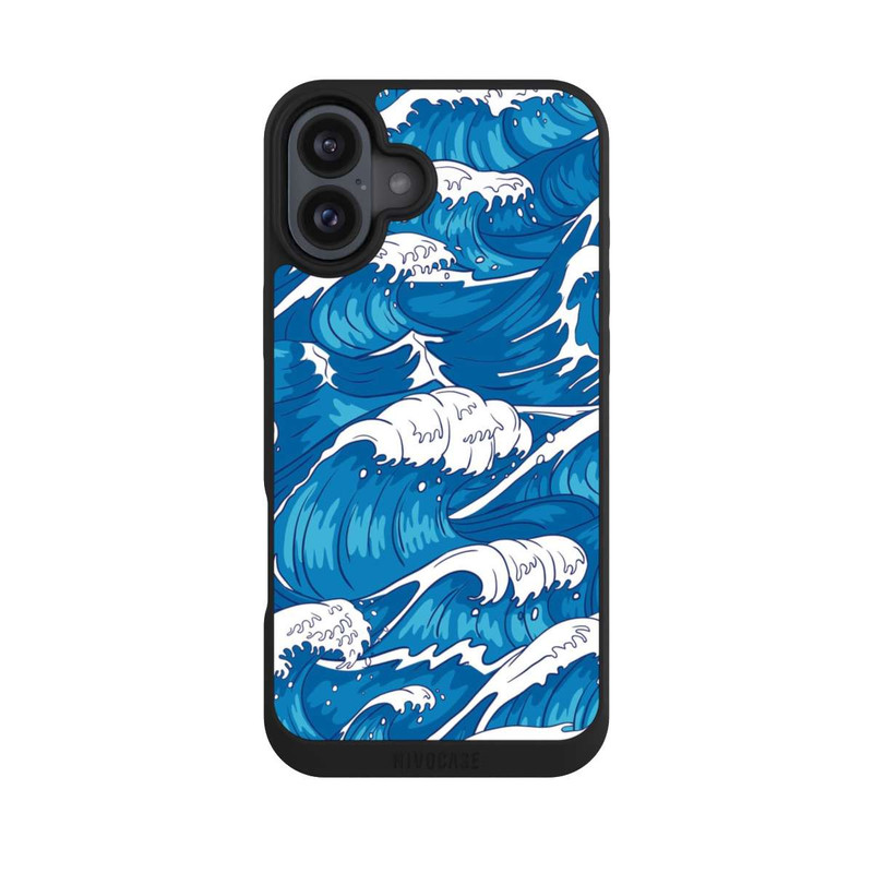 iPhone 16 Plus NIVOpure Vagues de mer Kanagawa 2