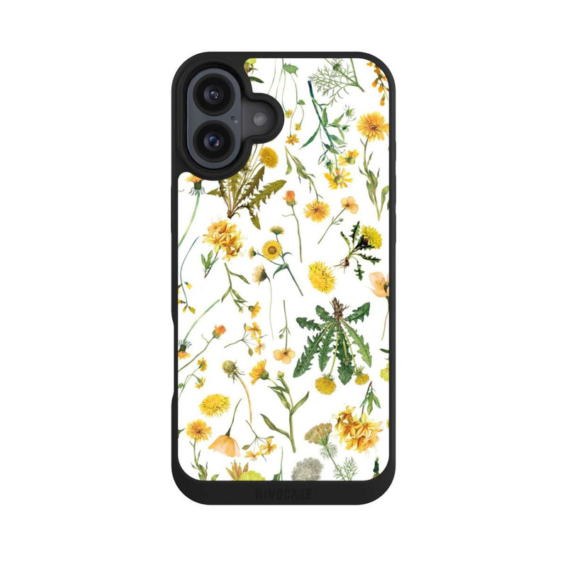 iPhone 16 Plus NIVOpure Gelbe Wildblumen