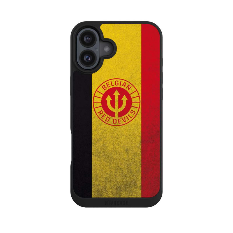 iPhone 16 Plus NIVOpure Belgische Rote Teufel Flagge