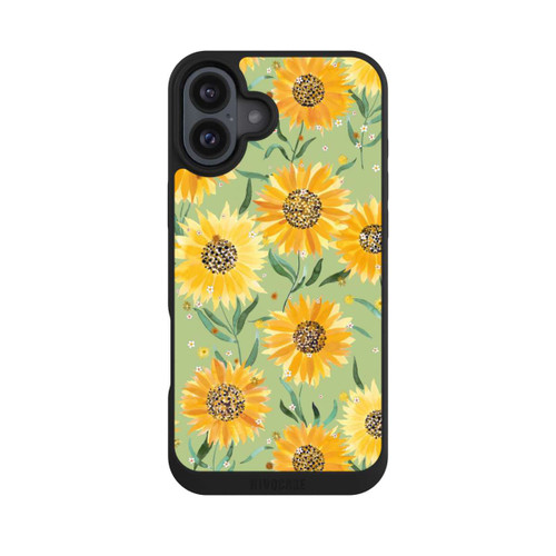 Apple iPhone 16 Plus NIVOpure Sonnenblumen grün