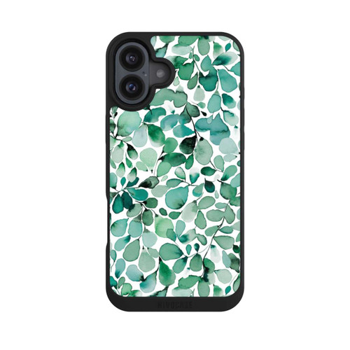 Apple iPhone 16 Plus NIVOpure Watercolor Pattern Leaffy Leaves
