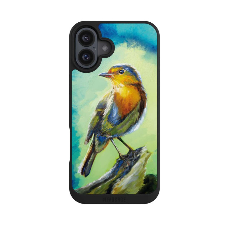 iPhone 16 Plus NIVOpure Rotkehlchen