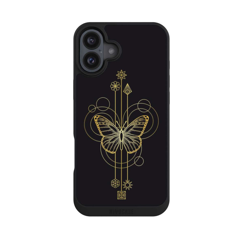 iPhone 16 Plus NIVOpure Goldenes Insekt