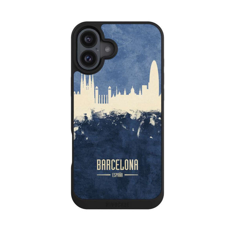 iPhone 16 Plus NIVOpure Barcelona Spanien Skyline 