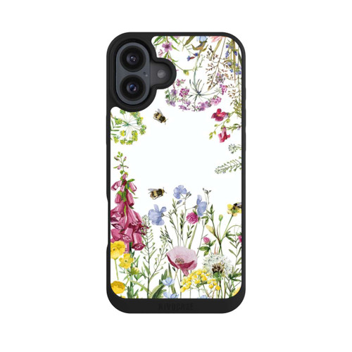Apple iPhone 16 Plus NIVOpure Cadre de fleurs sauvages des prés d'été