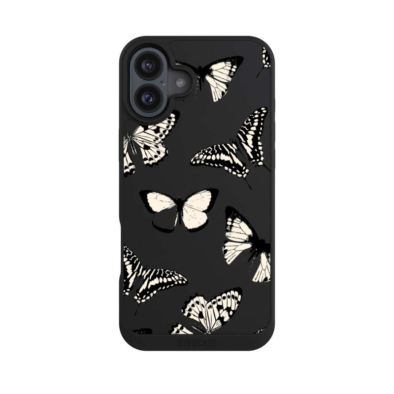 iPhone 16 Plus NIVOpure Minimalistische Schmetterlinge