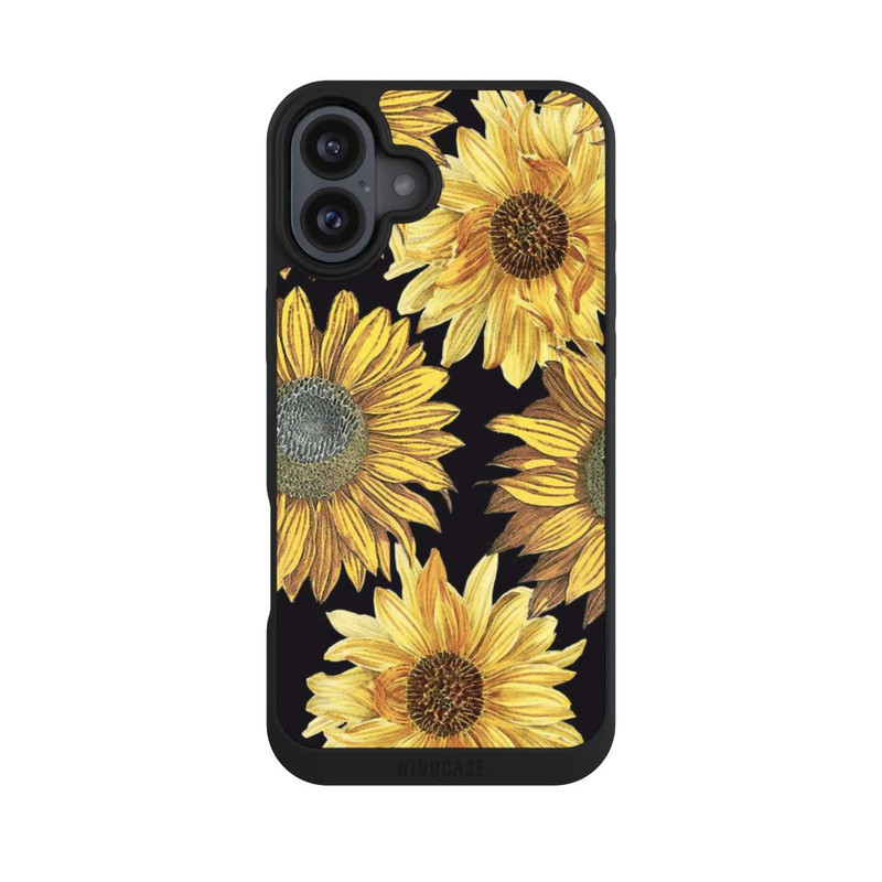 iPhone 16 Plus NIVOpure Retro-Sonnenblumen