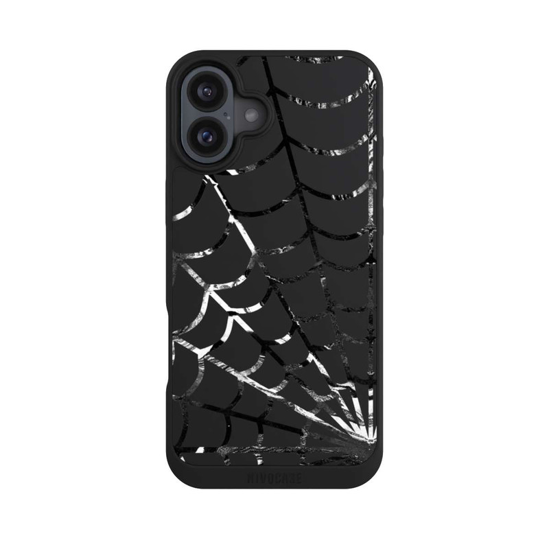 iPhone 16 Plus NIVOpure Texturiertes Spinnennetz