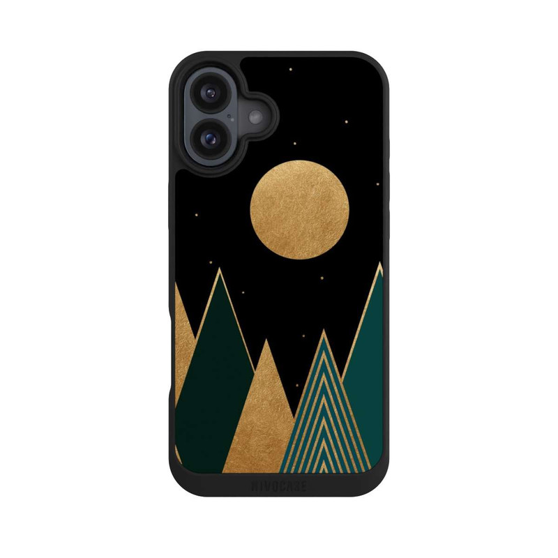 iPhone 16 Plus NIVOpure Smaragdberge & Mond