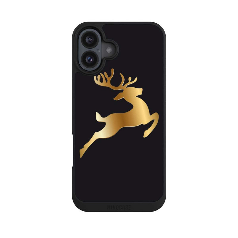 iPhone 16 Plus NIVOpure Gold Reindeer