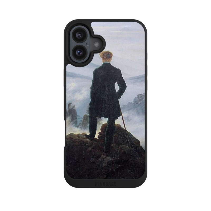 iPhone 16 Plus NIVOpure Le Vagabond au-dessus de la Mer de Brouillard
