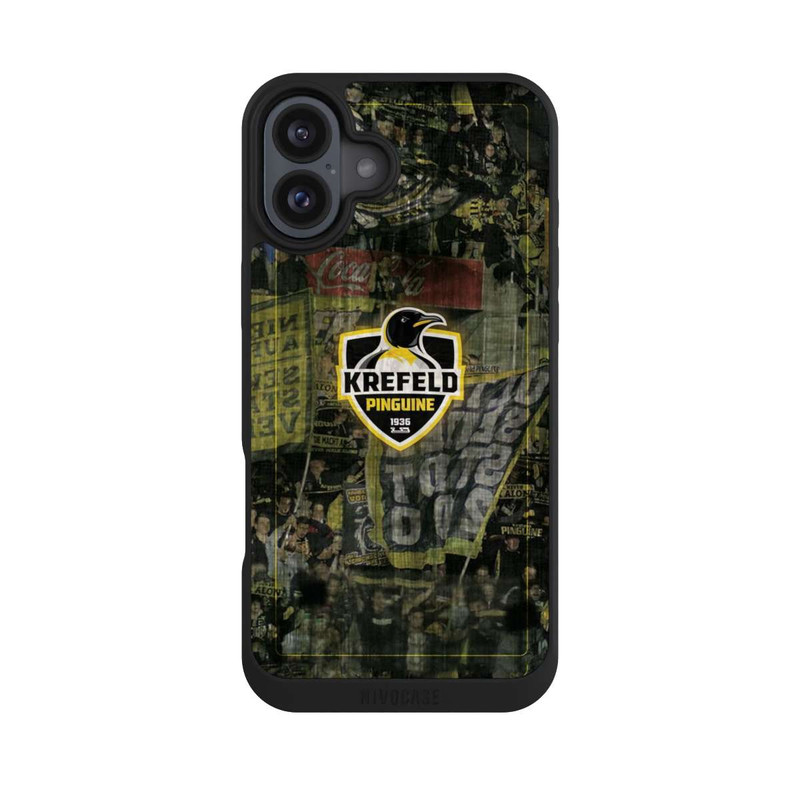 iPhone 16 Plus NIVOpure Krefeld Pinguine Fahnen