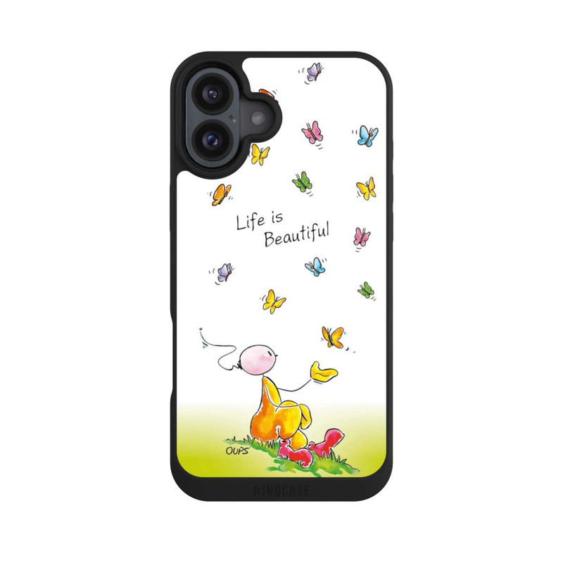 iPhone 16 Plus NIVOpure Life is Beautiful With Butterflies
