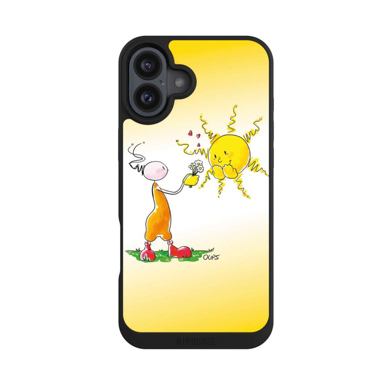 iPhone 16 Plus NIVOpure Blumen und Sonne