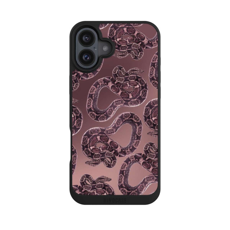 iPhone 16 Plus NIVOpure Snakes Pink