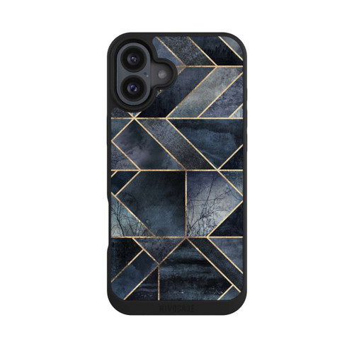 Apple iPhone 16 Plus NIVOpure Nature Abstraite Bleu Foncé