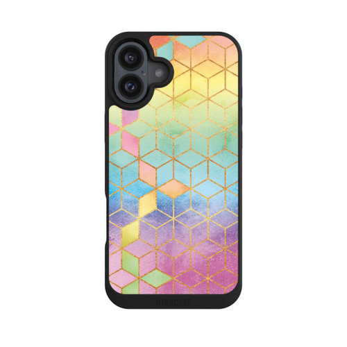Apple iPhone 16 Plus NIVOpure Cubes Arcs-en-ciel