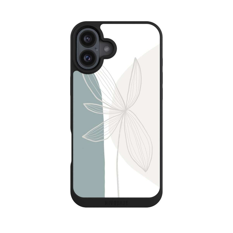 iPhone 16 Plus NIVOpure Blumen und Formen Nr. 3 - Anastasia Sawall