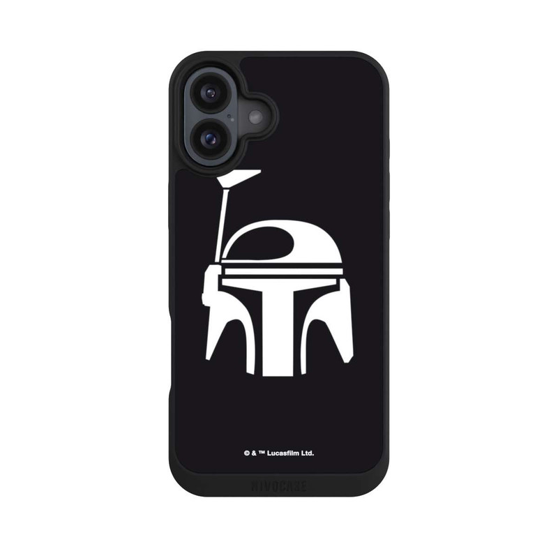 iPhone 16 Plus NIVOpure Boba Fett Helmet Black
