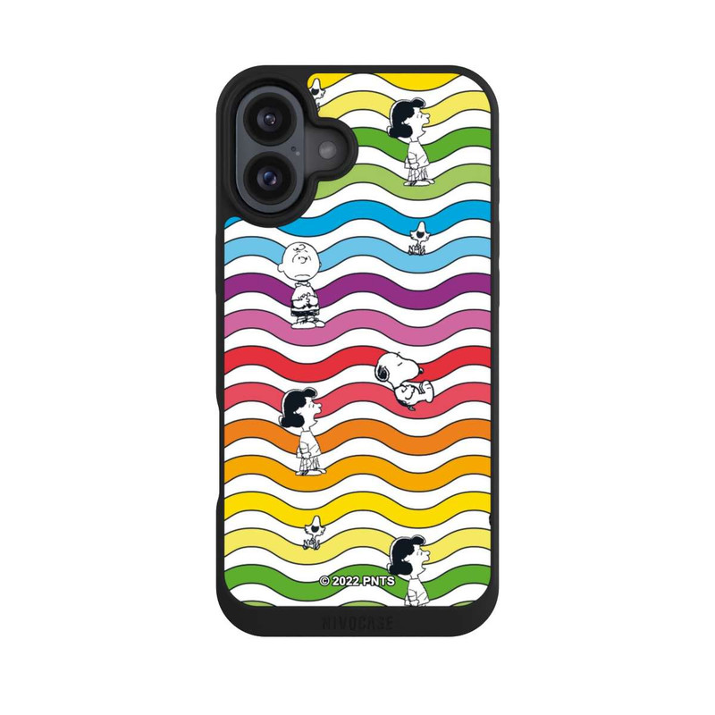 iPhone 16 Plus NIVOpure Snoopy Pattern Rainbow
