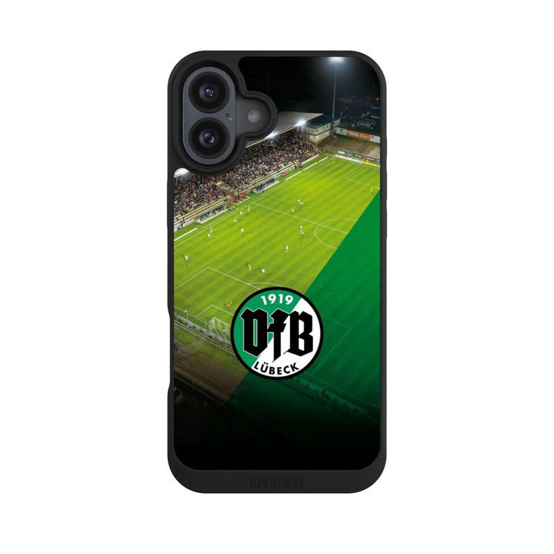 iPhone 16 Plus NIVOpure VfB Lübeck Dreieck Grün Transparent