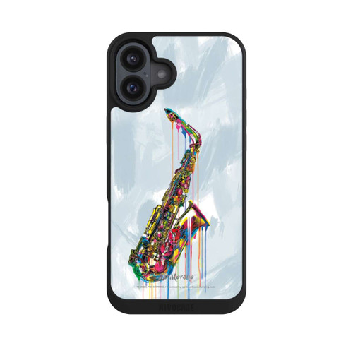 Apple iPhone 16 Plus NIVOpure Saxophone Art By P.D. Moreno