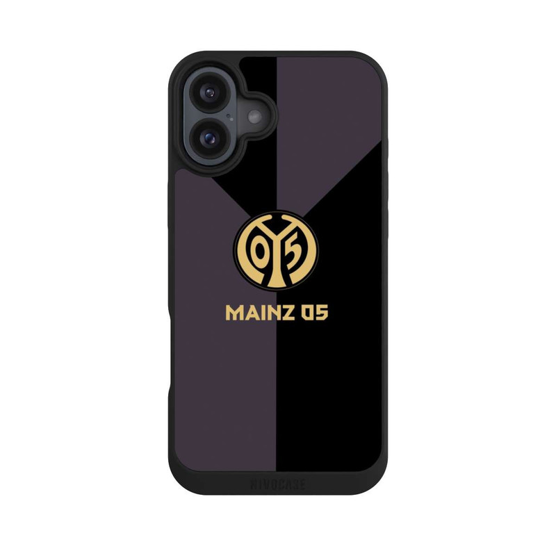 iPhone 16 Plus NIVOpure Mainz 05-Dunkler Hintergrund