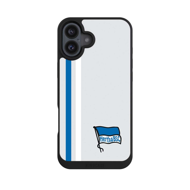 iPhone 16 Plus NIVOpure Hertha BSC Stripes