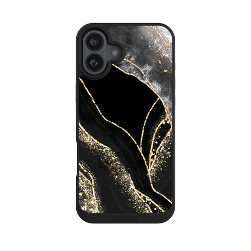 Apple iPhone 16 Plus NIVOpure Dark Marble Gold