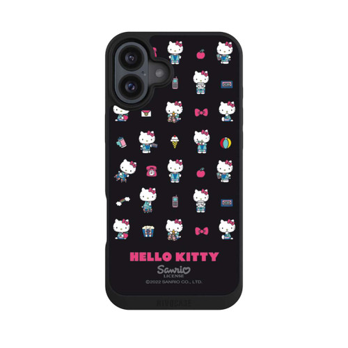 Apple iPhone 16 Plus NIVOpure Hello Kitty 90s Schwarz