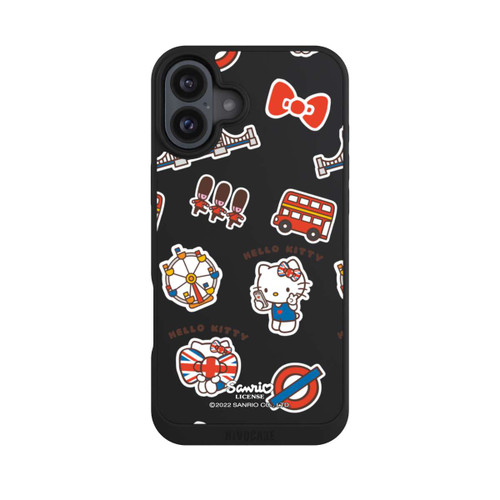Apple iPhone 16 Plus NIVOpure Hello Kitty Londoner Abzeichen Transparent