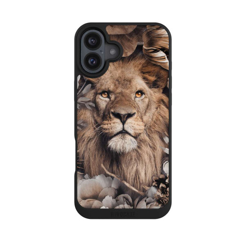Apple iPhone 16 Plus NIVOpure Lion Flower Frame beige
