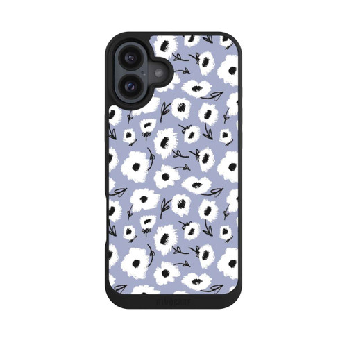 Apple iPhone 16 Plus NIVOpure Pattern Fleurs Lilas