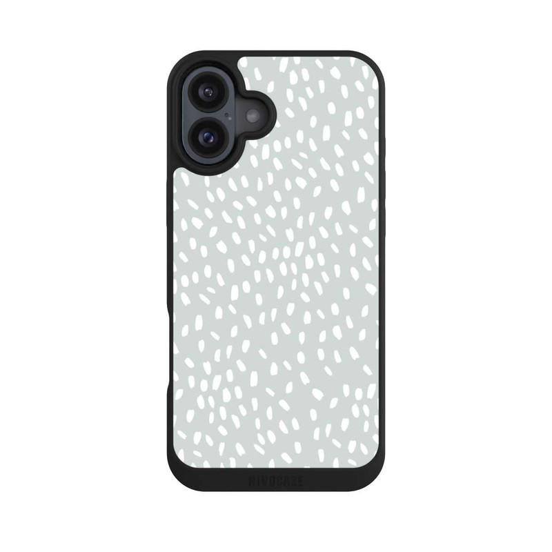 iPhone 16 Plus NIVOpure Punkte grün