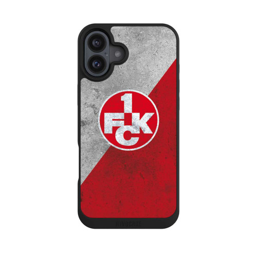 Apple iPhone 16 Plus NIVOpure 1.FC Kaiserslautern-Beton Logo red