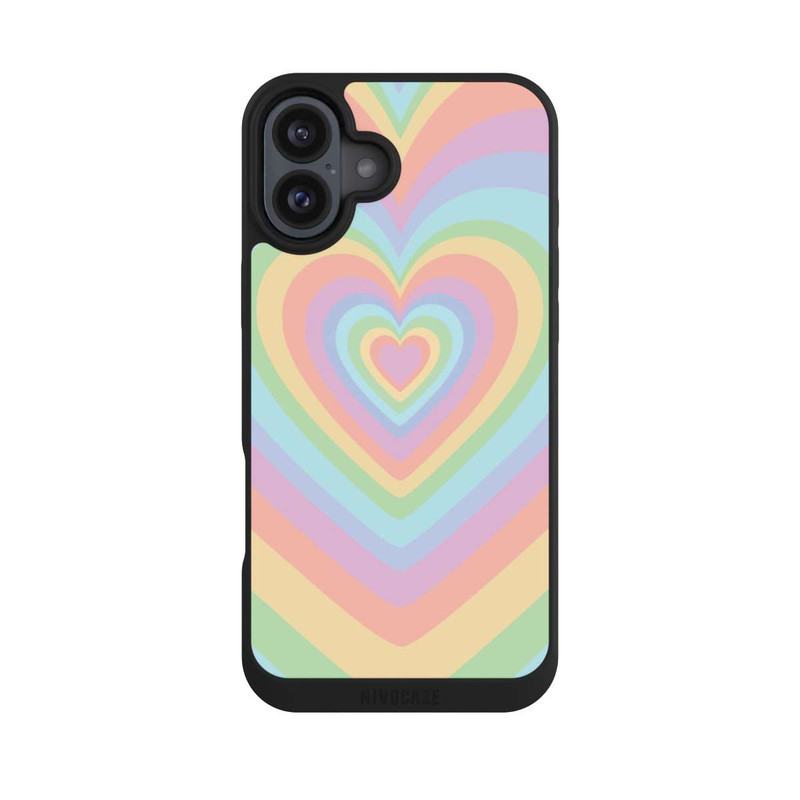 iPhone 16 Plus NIVOpure Rainbow Heart