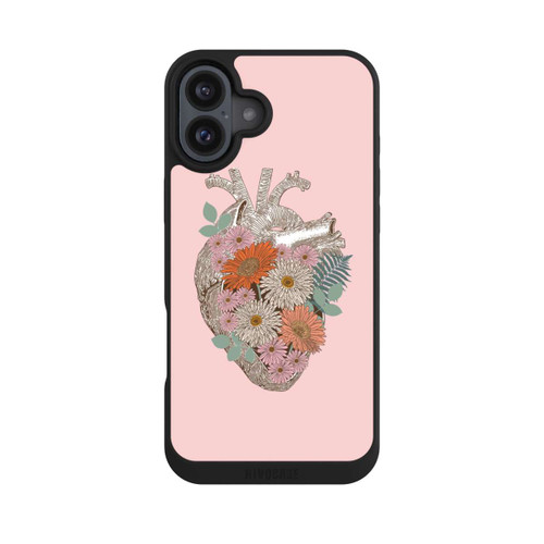 Apple iPhone 16 Plus NIVOpure Florales Vintage-Herz
