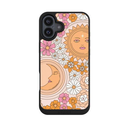 Apple iPhone 16 Plus NIVOpure Mond-Sonne-Blumen
