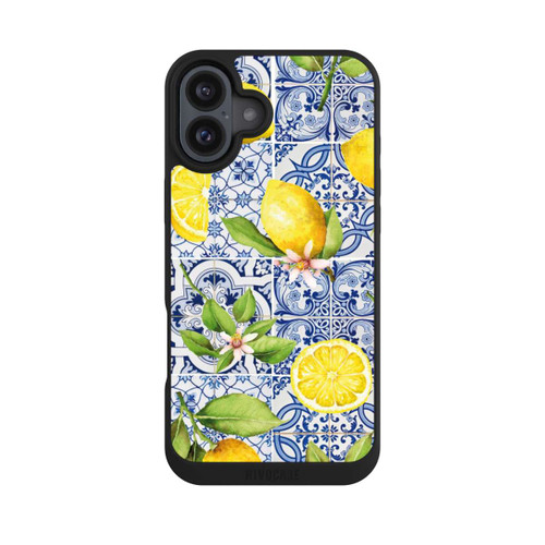 Apple iPhone 16 Plus NIVOpure Griechische Zitronen Muster