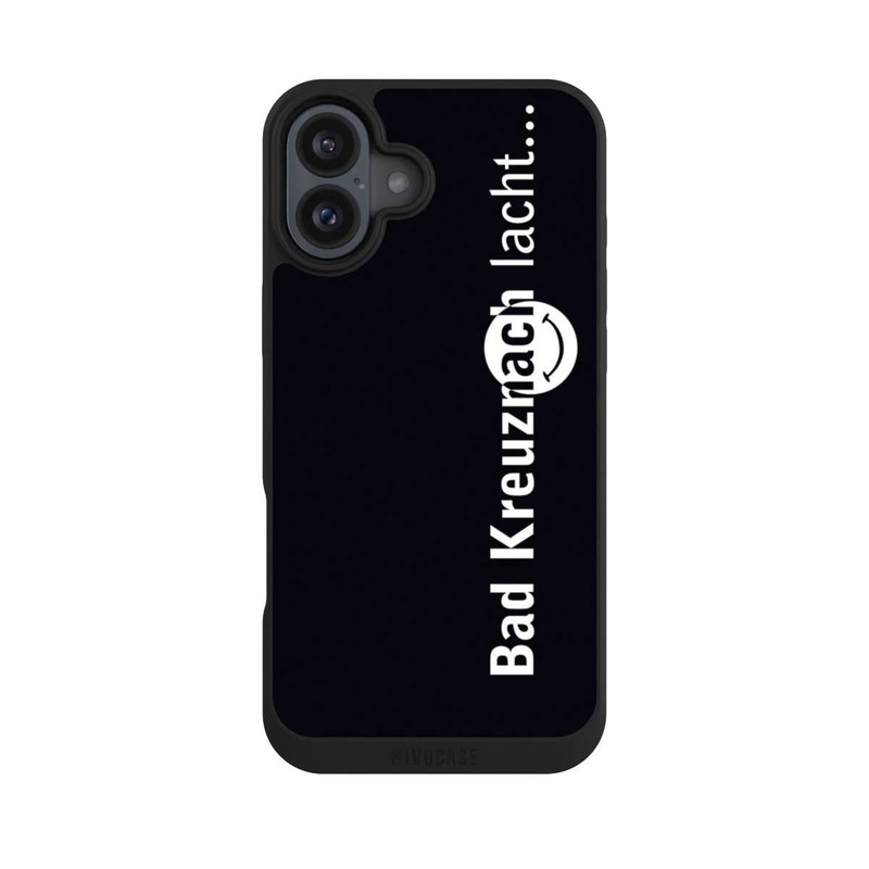 iPhone 16 Plus NIVOpure Bad Kreuznach Lacht Logo Vertikal