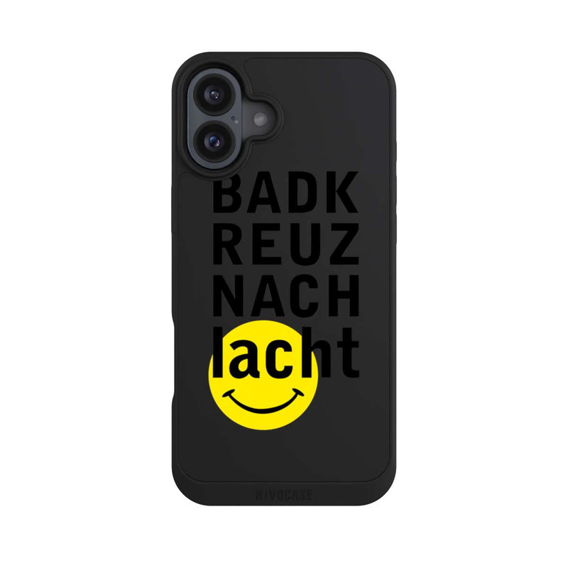 iPhone 16 Plus NIVOpure Typo Design Transparent