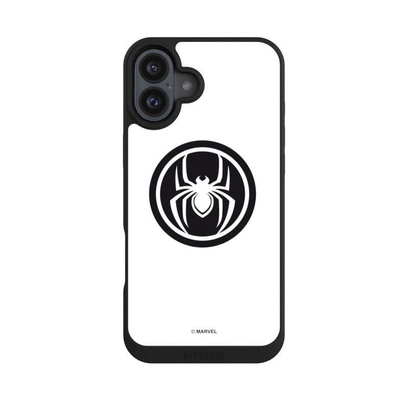 iPhone 16 Plus NIVOpure Spider-Man Logo White