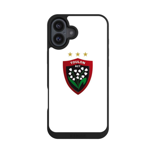 Apple iPhone 16 Plus NIVOpure Logo RC Toulonnais Blanc
