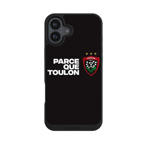 Apple iPhone 16 Plus NIVOpure RC Toulonnais PQT Noir