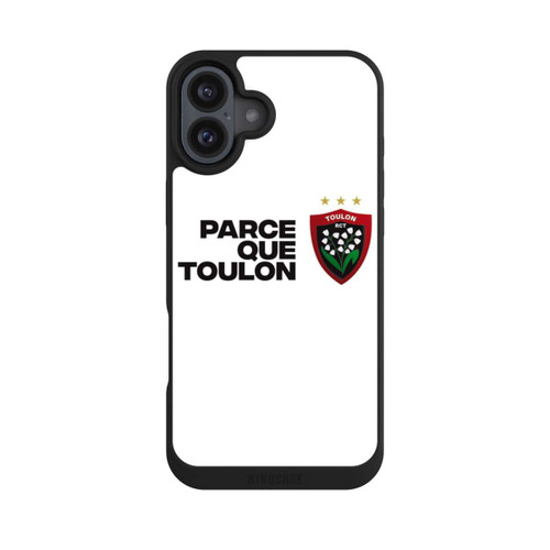 Apple iPhone 16 Plus NIVOpure RC Toulonnais PQT Blanc