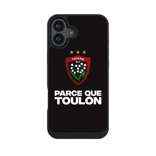 Apple iPhone 16 Plus NIVOpure RC Toulonnais Noir