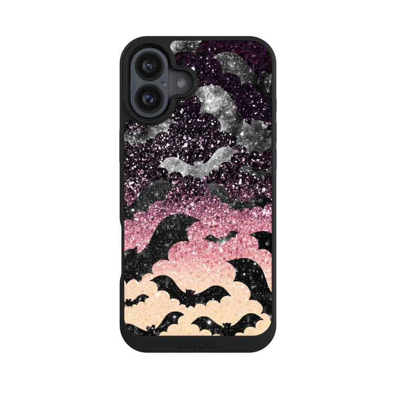 iPhone 16 Plus NIVOpure Nuit Étoilée & Chauves-souris