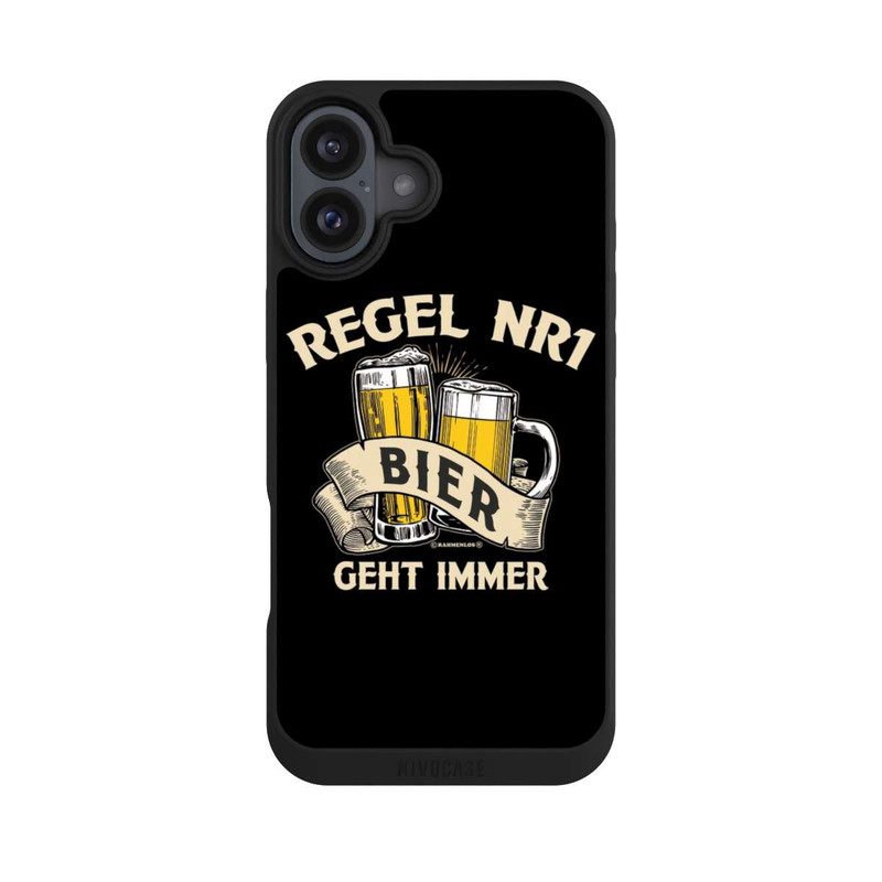 iPhone 16 Plus NIVOpure Bier geht immer